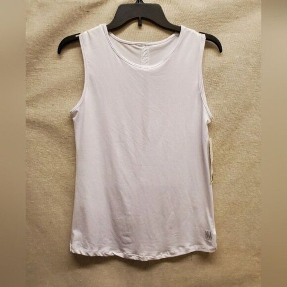 Nicole Miller Sport Ladies White Muscle Shirt in Size S